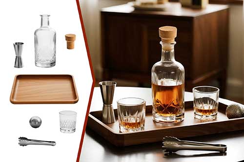 酒具配件,生成完整套装效果